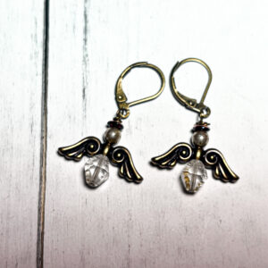 Angel wing earrings